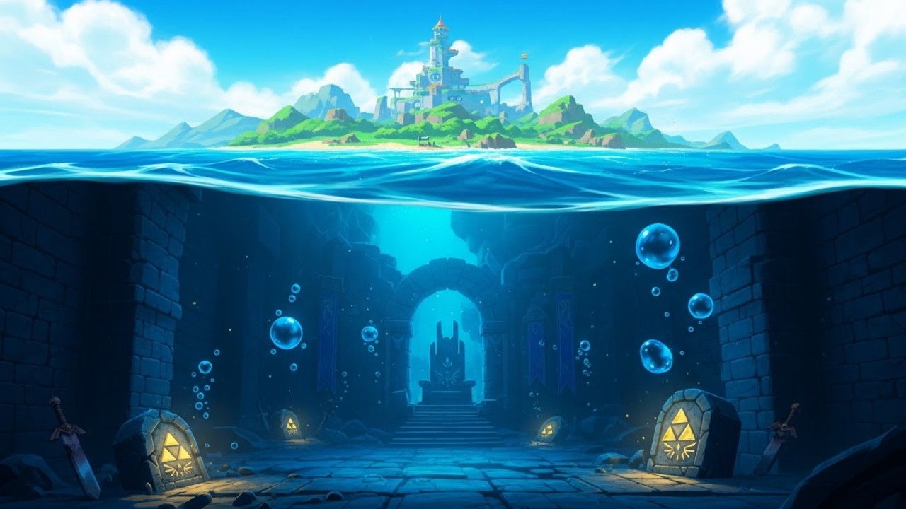 The HIDDEN Architectural Secrets of Wind Waker's Sunken Hyrule!