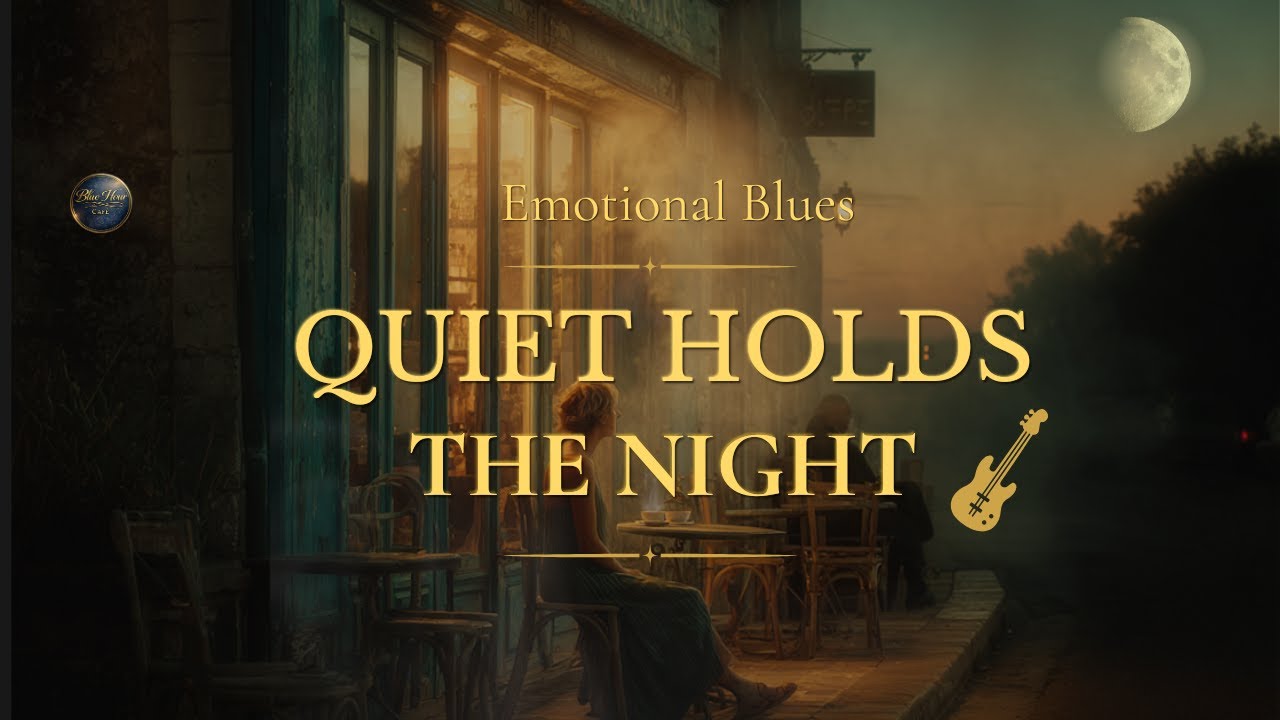 Quiet Holds the Night | Emotional Blues Instrumental - Blue Hour Café Session (Vol. 1)