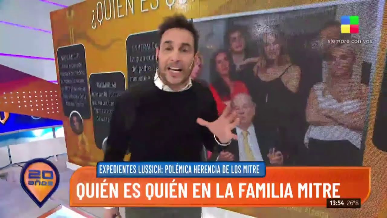 Quién es quién en la familia de Esmeralda Mitre
