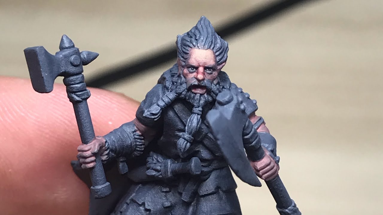 Painting a Frostgrave Barbarian&rsquo;s Face