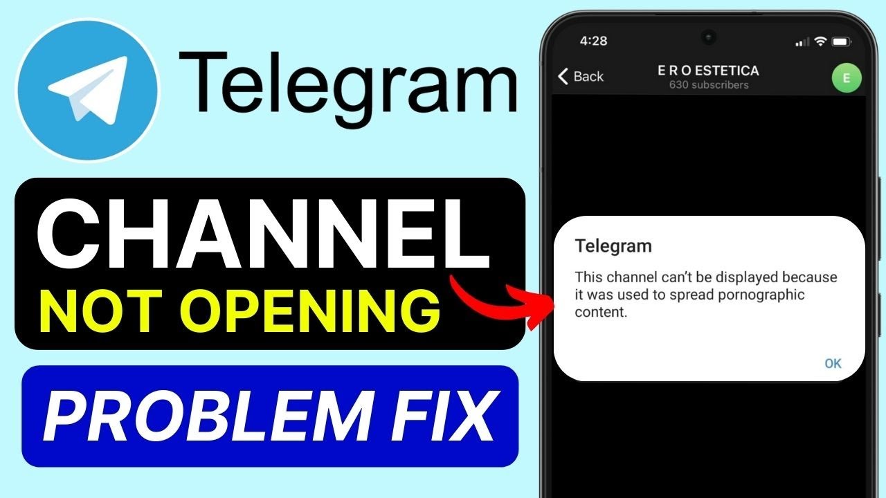 Telegram Channel Can&rsquo;t Be Displayed: How to Fix 'This Channel Can't Be Viewed' Error