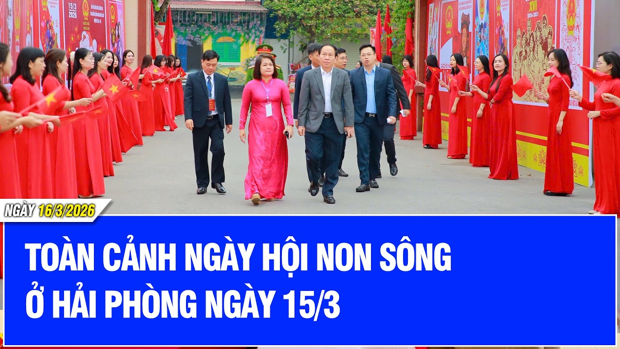 Toàn cảnh ngày hội non sông ở Hải Phòng ngày 15/3