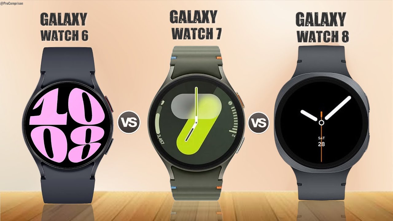 Galaxy Watch 6 vs Galaxy Watch 7 vs Galaxy Watch 8 || Full Comparison