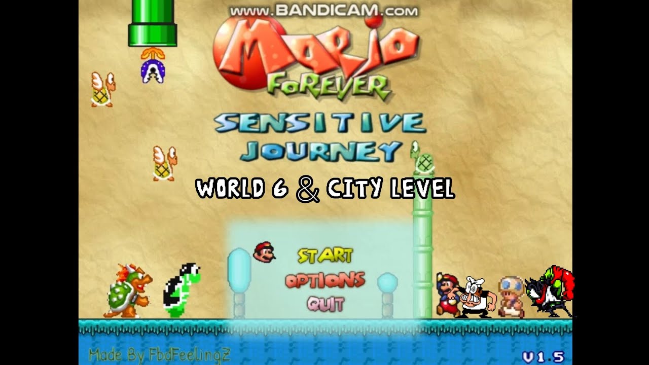 Mario Forever Sensitive Journey v1.5 / ( World 6 & City Level )
