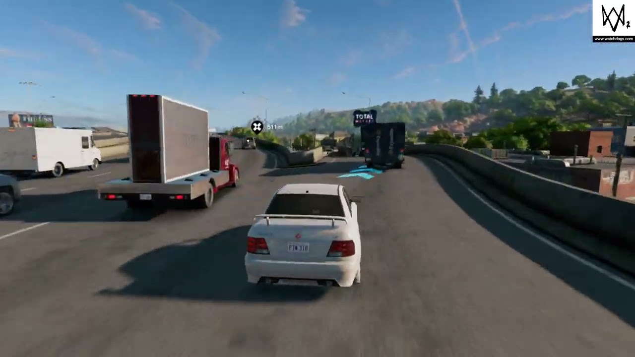 Driving in watch dogs