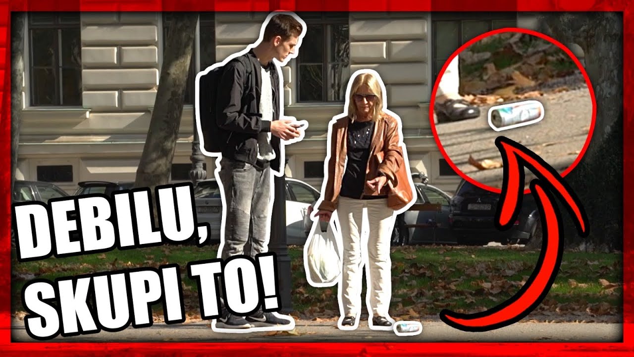 Bacam smeće po gradu: Kako će ljudi reagirati? | Magic Leon