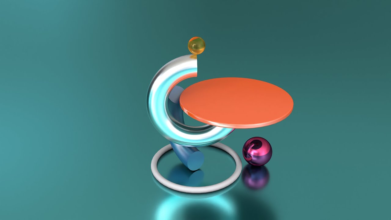 C4D 2023 Render vật liệu môi trường