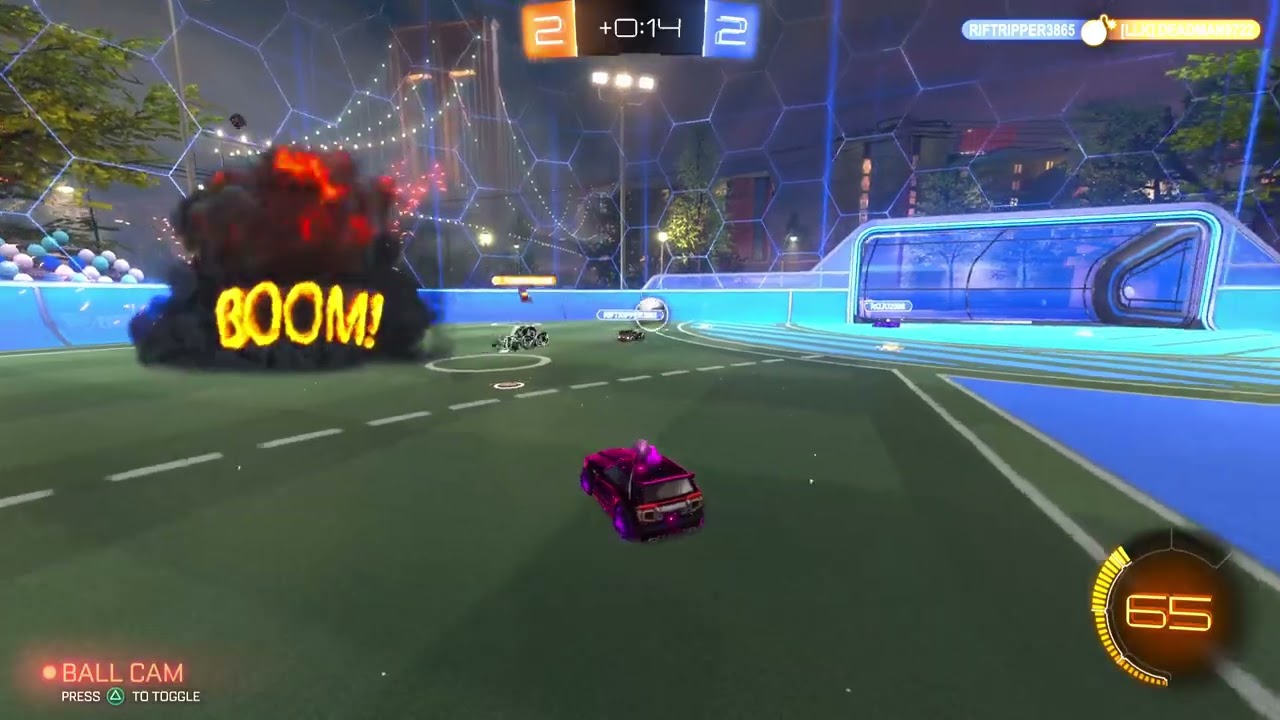 Rocket League clutch
