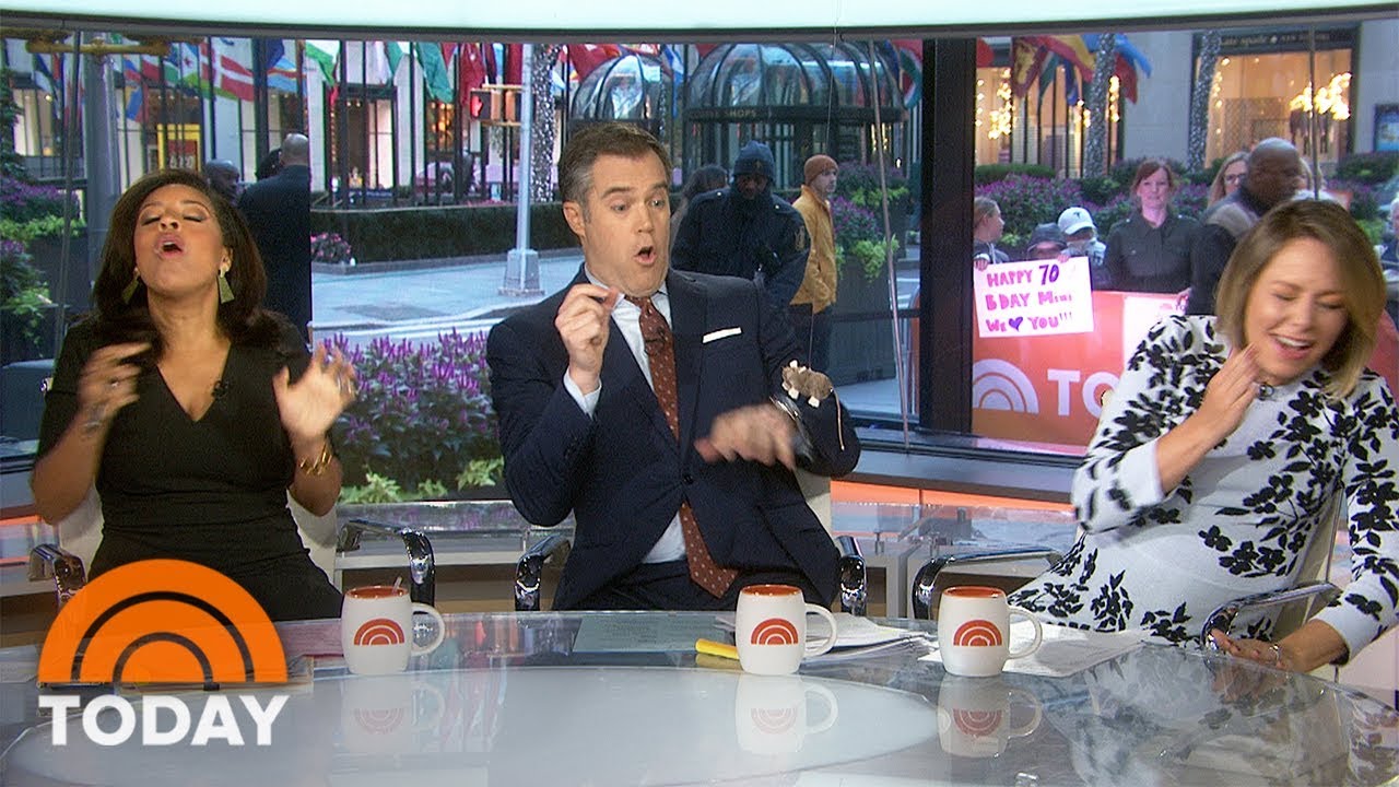 Peter Alexander Gets Scared By A Fake Mouse On Weekend TODAY | TODAY