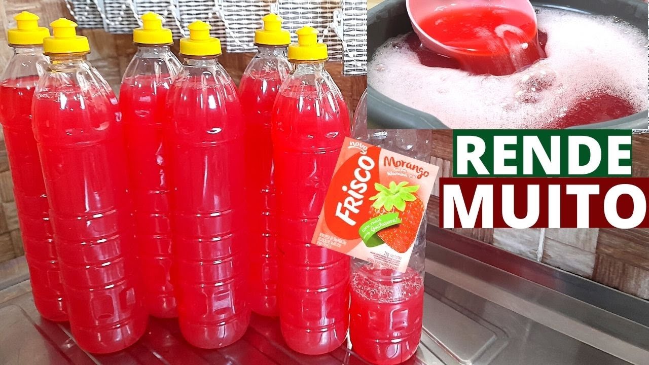 MULTIPLIQUE SEU DETERGENTE COM SUCO EM PÓ SUPER CONCENTRADO   RENDE MUITO - IGUAL DO MERCADO