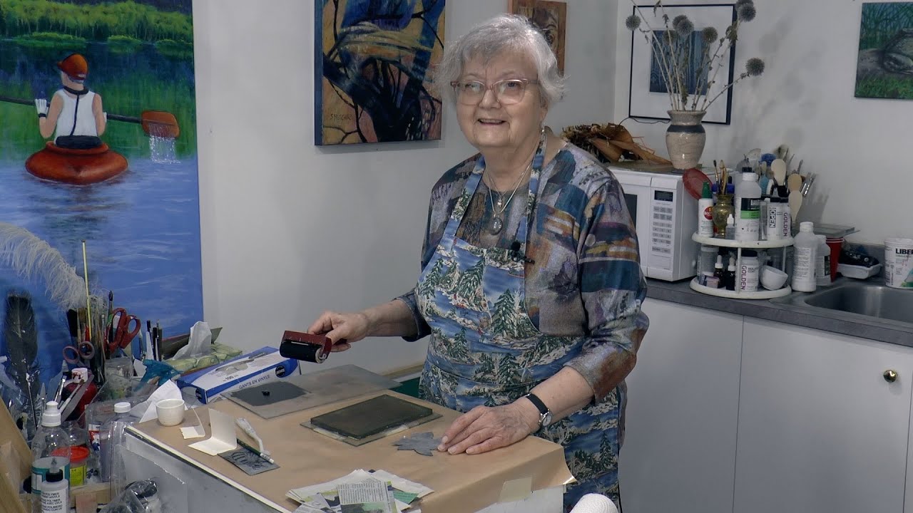 Shoreline Studio #90 - Intaglio using Tetra Pack Plates with Water and Oil-based Printing Inks