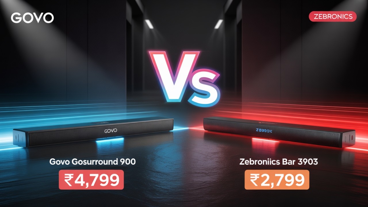GOVO GoSurround 900 vs Zebronics Juke Bar 3903 &ndash; Best Soundbar Under ₹5K? Full Comparison!