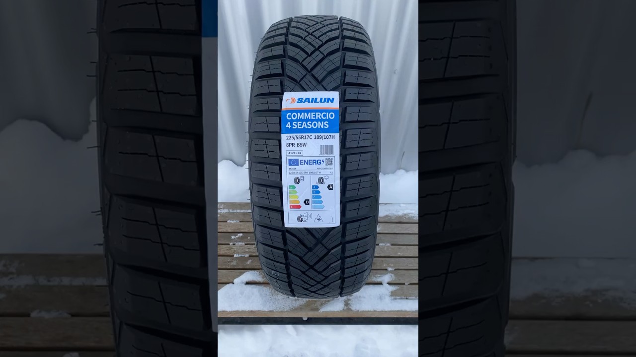 TYRE ALL SEASON  225/55 R17 C Sailun Commercio 4 Seasons M+S 3PMSF 109/107 H 8PR BSW