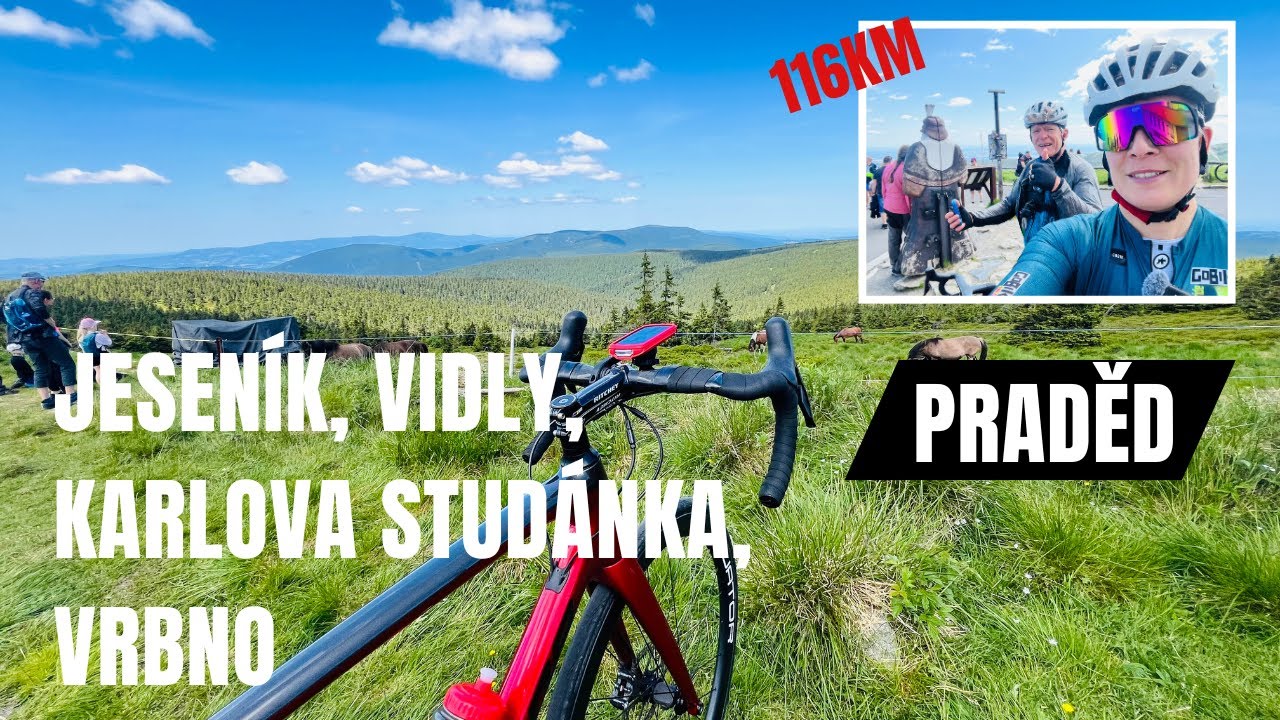Jeseníky- Videlské sedlo, Karlova studánka, Ovčárna, Praděd na Cannondale Supersix 115km 22OOm..