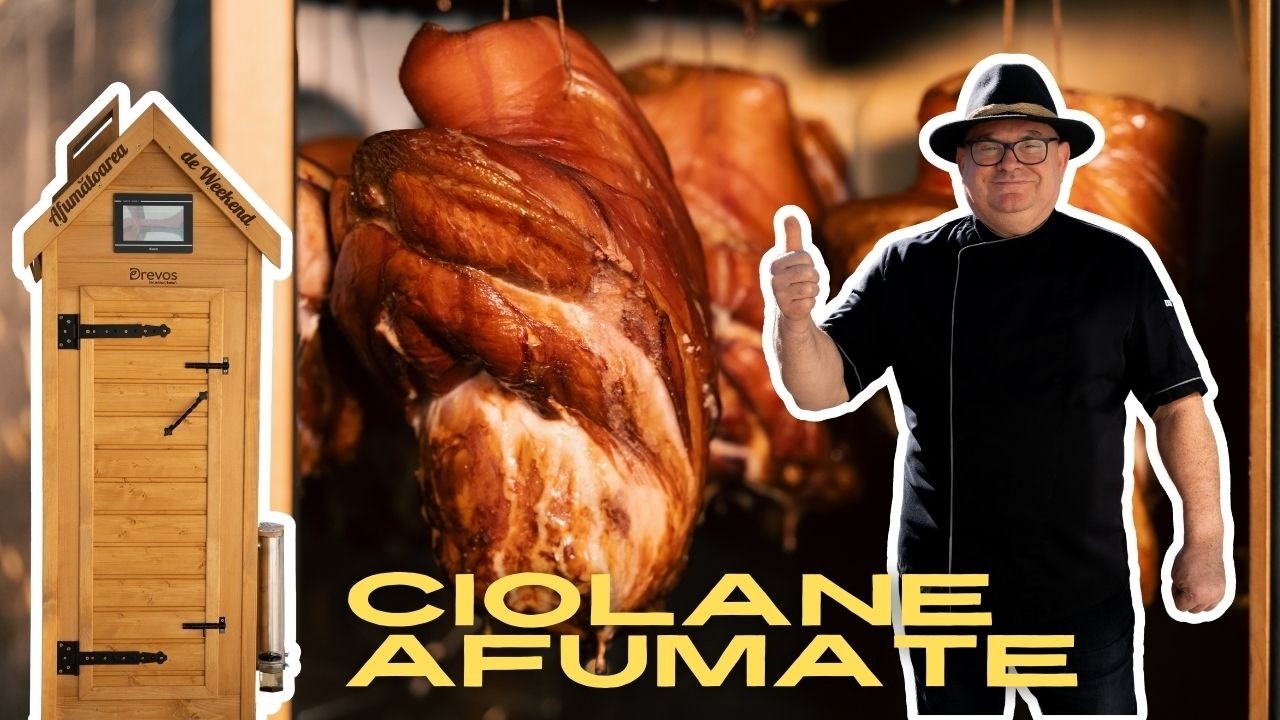 Ciolane afumate cu afumătoarea Drevos.
