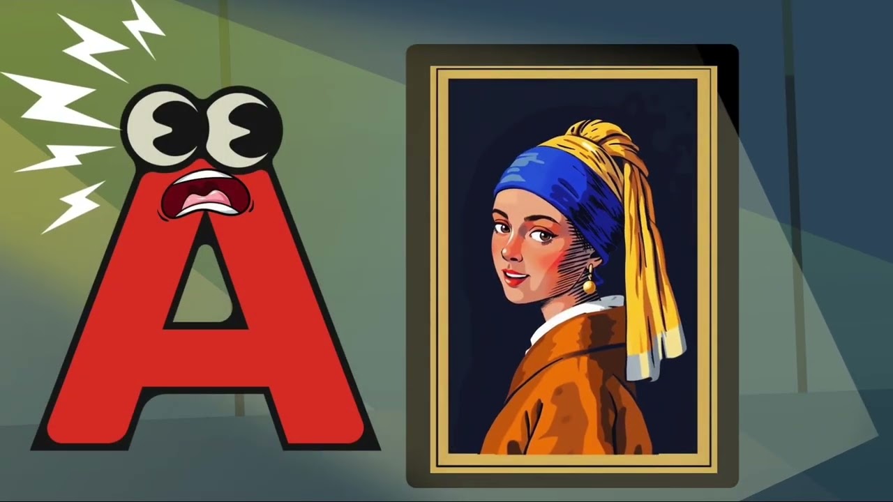 Alphabet Stories | Alphabets visit a spooky house | Learn ABC 