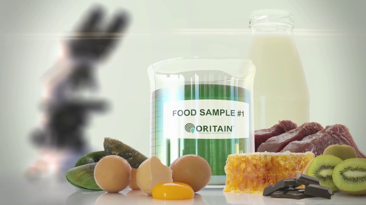 How does Oritain prove where food comes from?