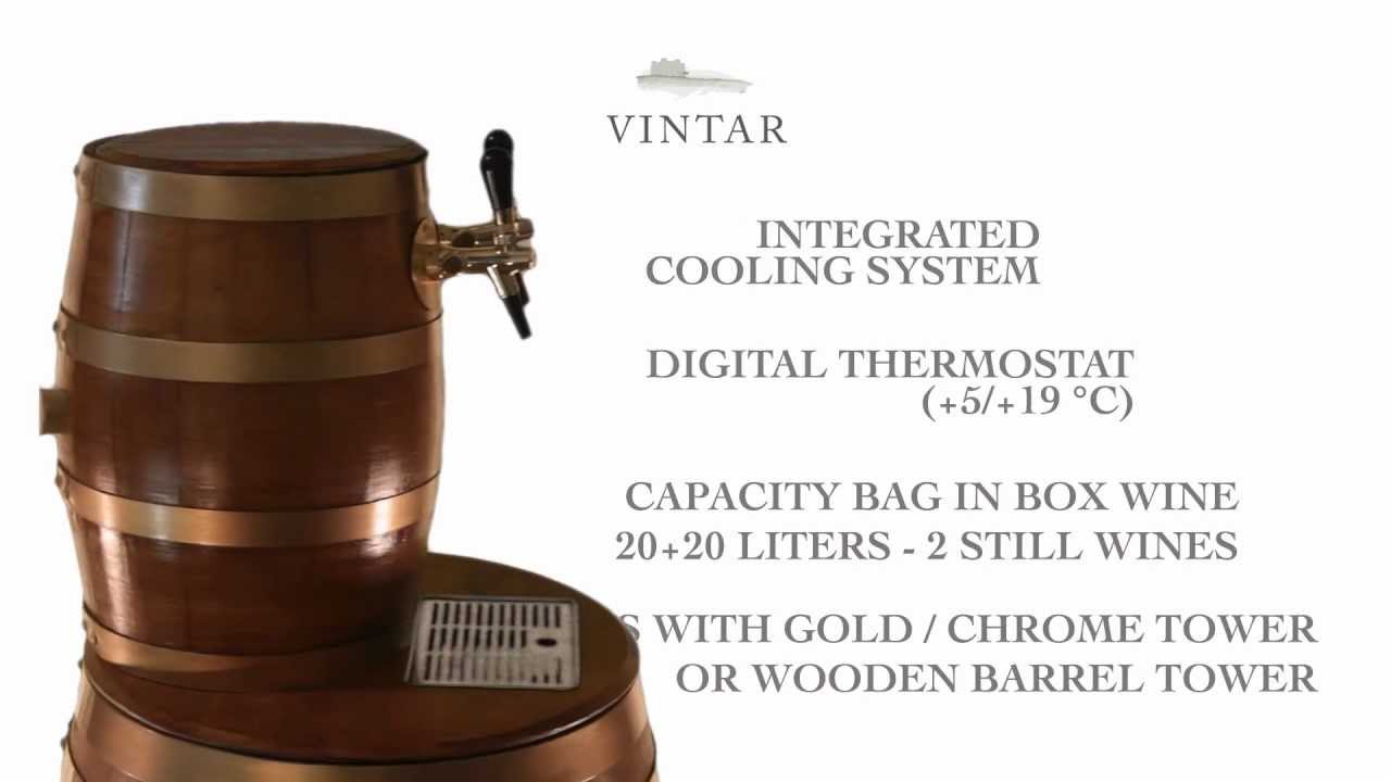 Vintar Style series - Chilled Barrels for bag in box - steel kegs - keykeg - wine / beer on tap