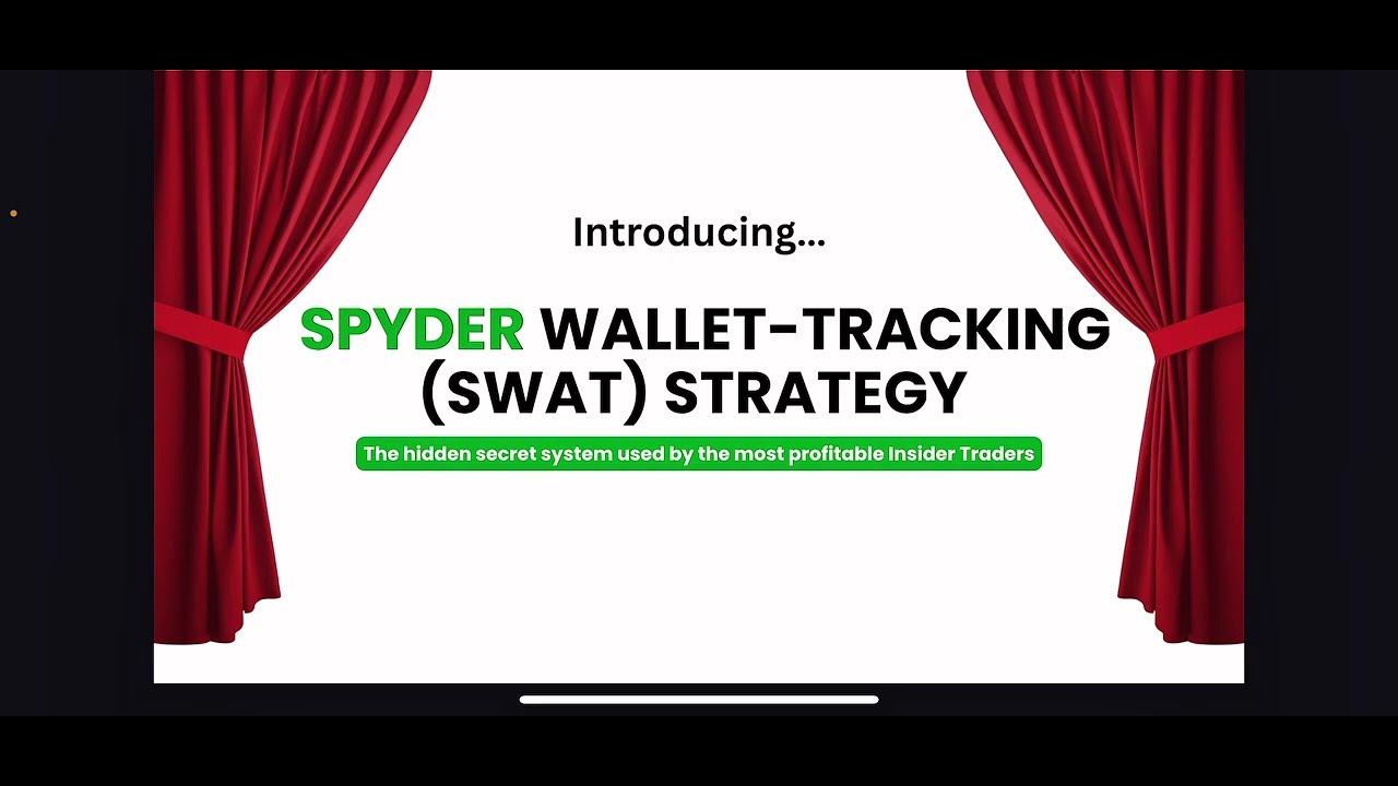 Introduction to SPYDER Wallet-Tracking Strategy for profitable Memecoin Trading 