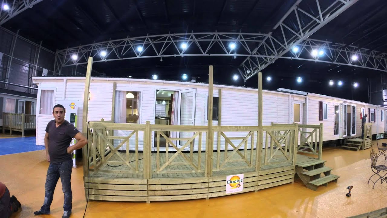 Montage terrasse mobil home deckit