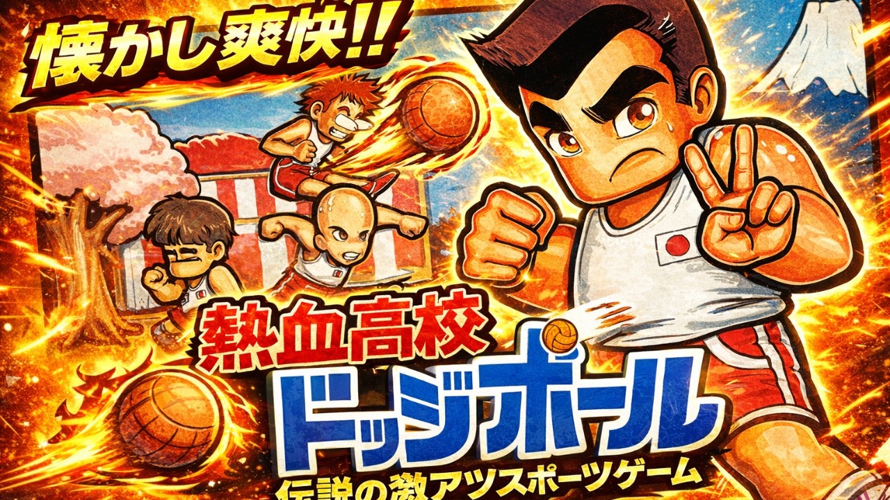 Switch版熱血高校ドッジボール【あめりか】ふつう