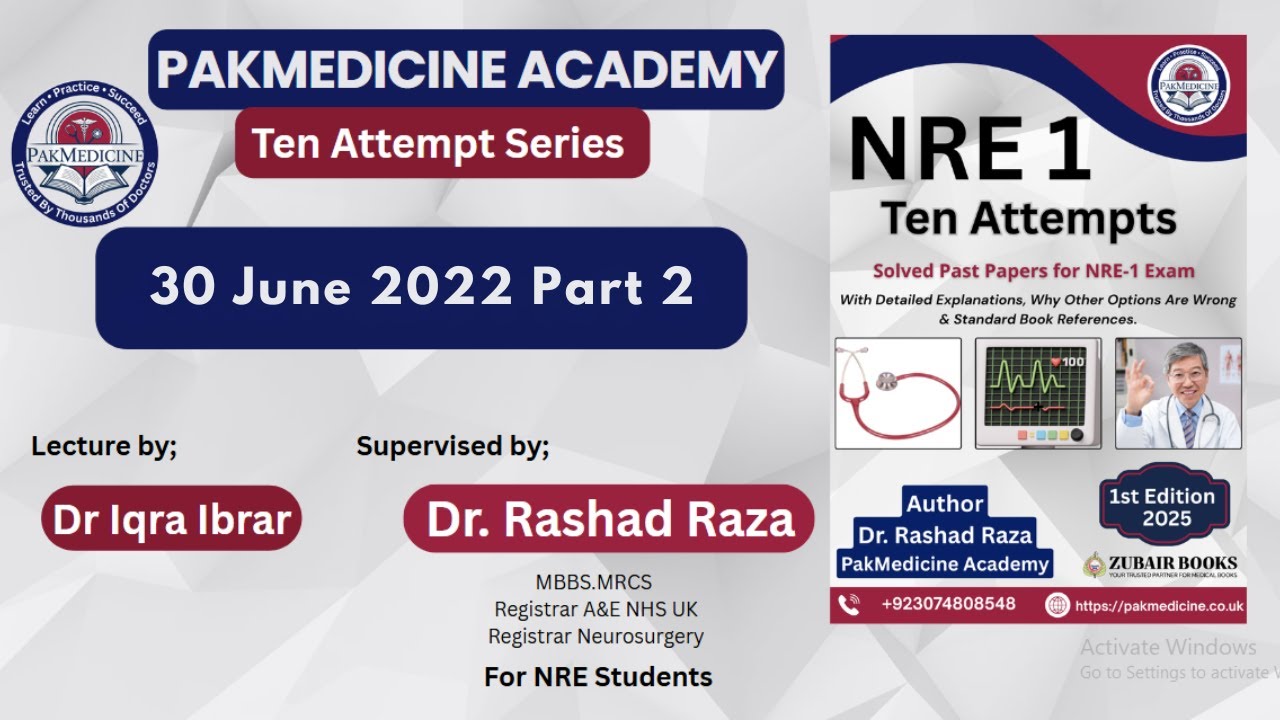 📘 NRE-1 Ten Attempts Book Lecture | 30th June 2022 (Part-2)