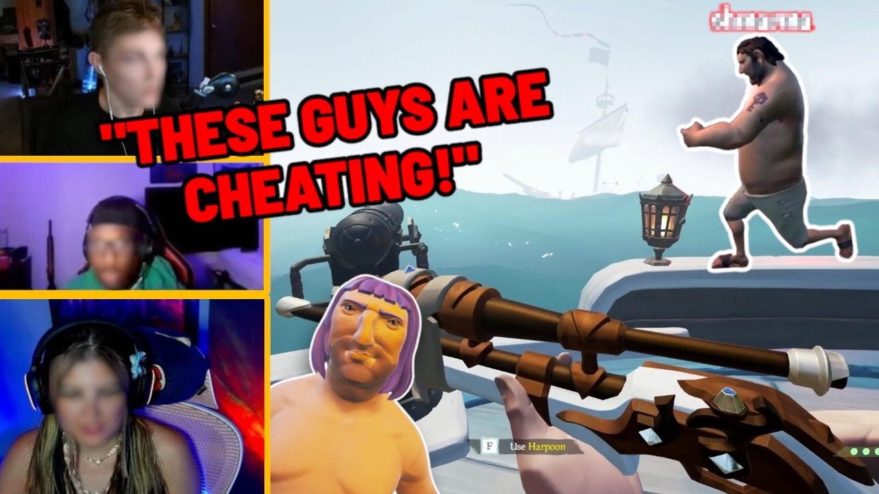 STREAMERS Think we CHEAT in Sea of Thieves...