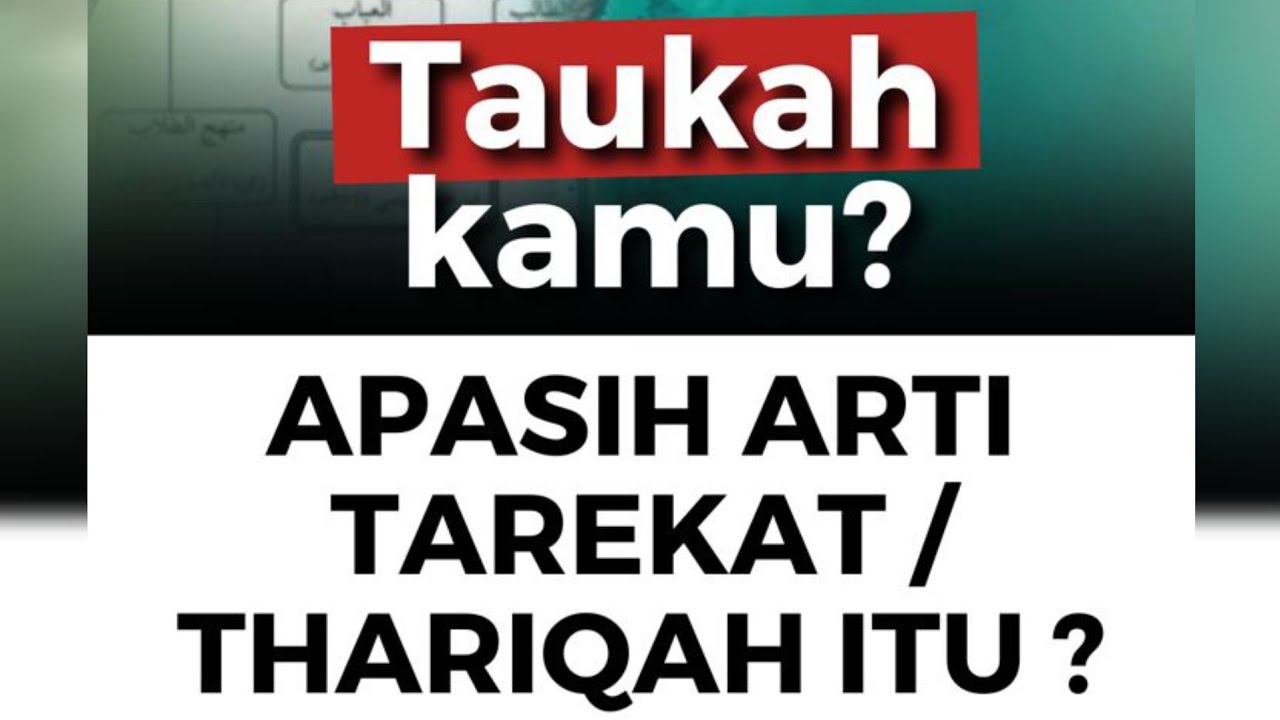Apa sih Arti Tharekat / Thariqoh❓ #TaukahKamu #NabawiTV