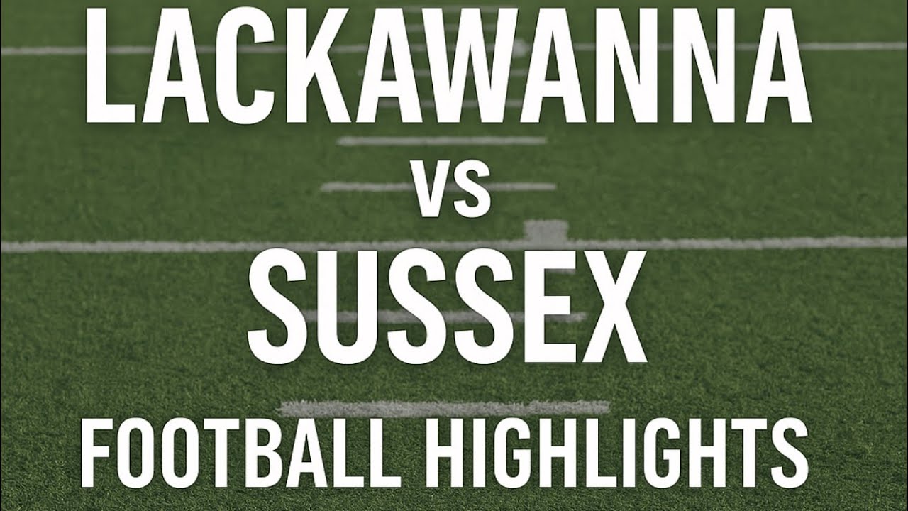 🏈 Lackawanna College vs Sussex Football Highlights Highlights 9/6/25 🏈