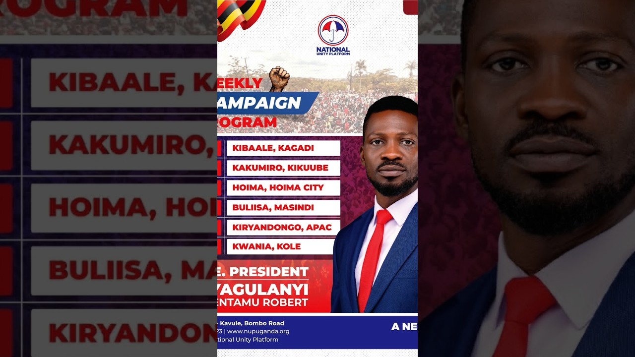 The coming week! #shorts #bobiwine #nupuganda  #ANewUgandaNow #FreeUgandaNow #PeoplePowerOurPower