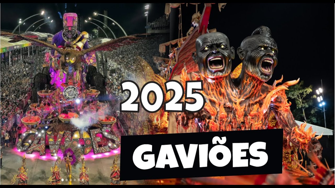 GAVIÕES DA FIEL 2025: IRIN AJÓ OJISÉ - A VIAGEM DO ESPÍRITO MENSAGEIRO #carnaval #gaviões
