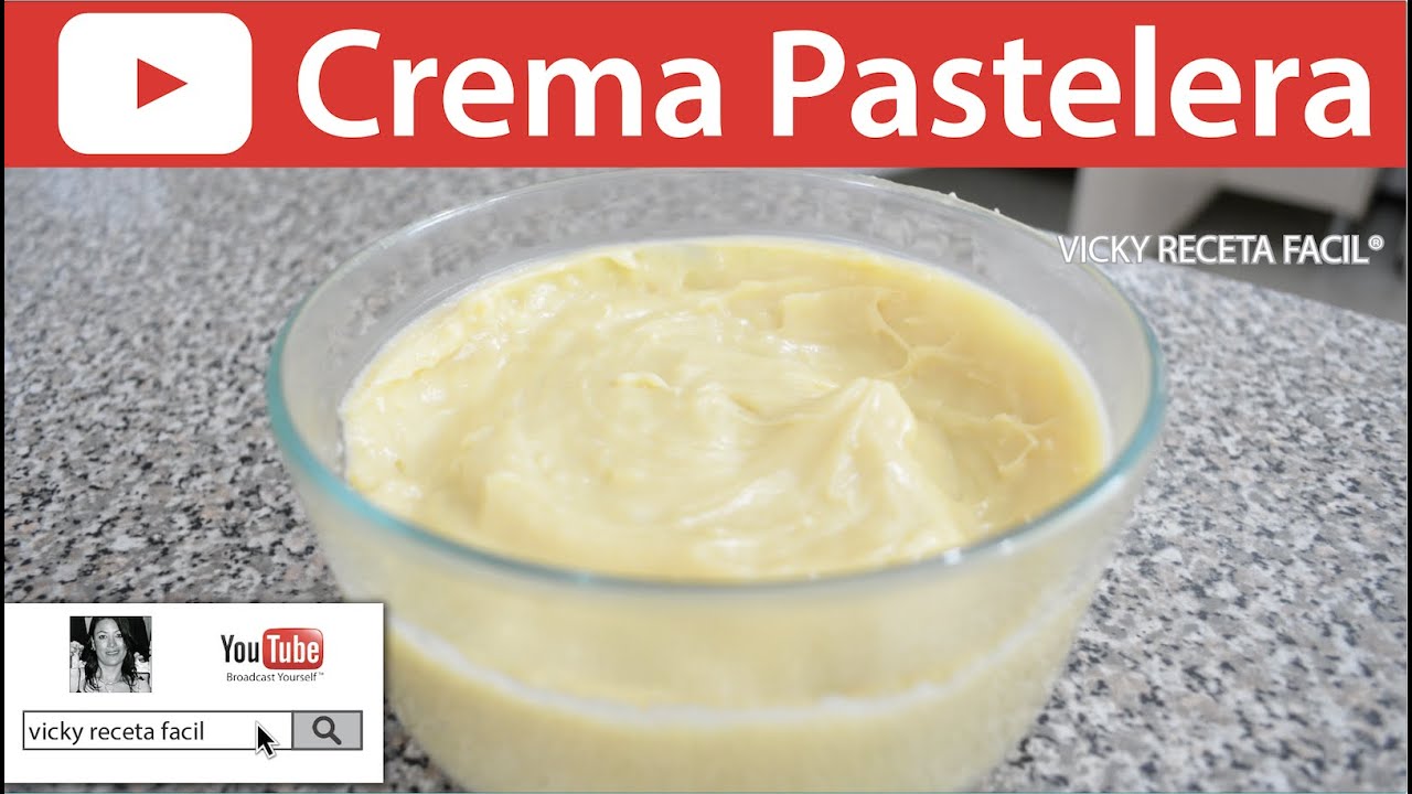 CREMA PASTELERA | Vicky Receta Fácil