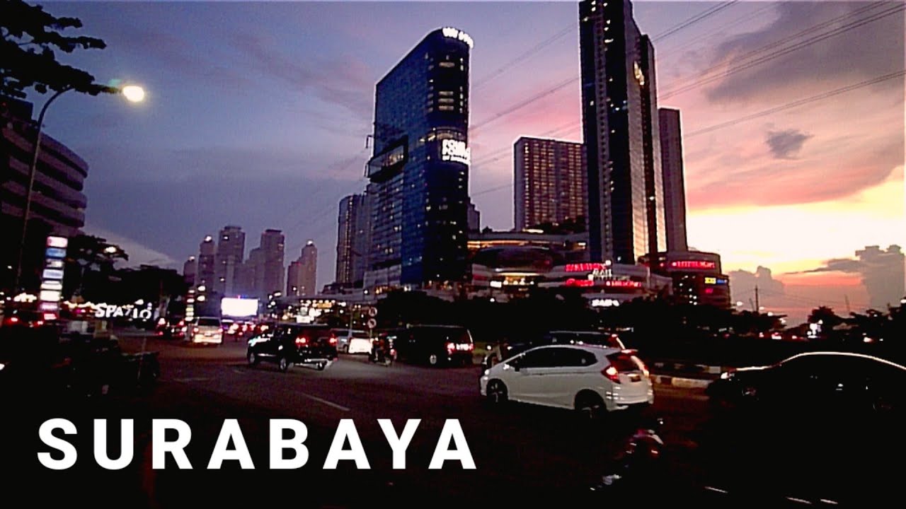 Surabaya Barat Di Malam Hari | Jl.Yono Suwono ~ Pakuwon | Beautiful Surabaya Night Walks