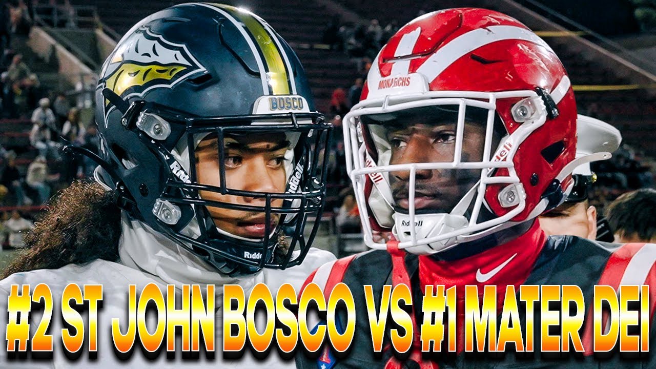 St. John Bosco vs Mater Dei🍿- TWO OF THE BEST TEAMS IN THE NATION CLASH‼️Best Mater Dei Team EVER⁉️