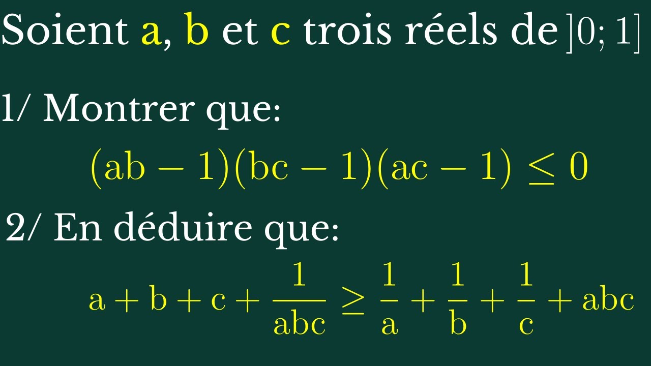Вычисления в R: Покажите, что если a, b и c находятся в диапазоне ]0;1], то a + b + c + 1/abc ≥ 1...