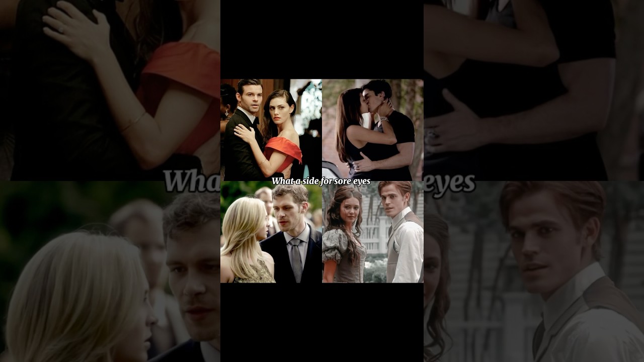 What a side for sore eyes 🥹🤩 #couples #thevampirediaries #theoriginals #tvd