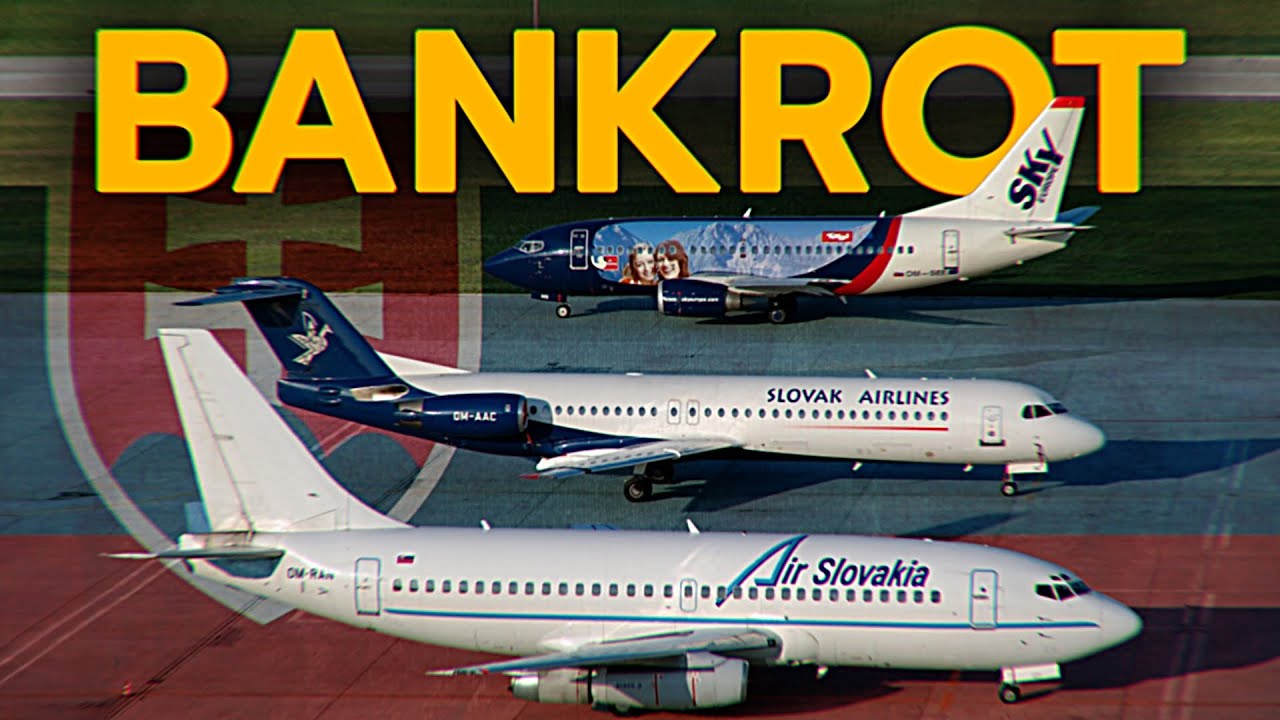 10 Slovenských AEROLINIEK, ktoré SKRACHOVALI