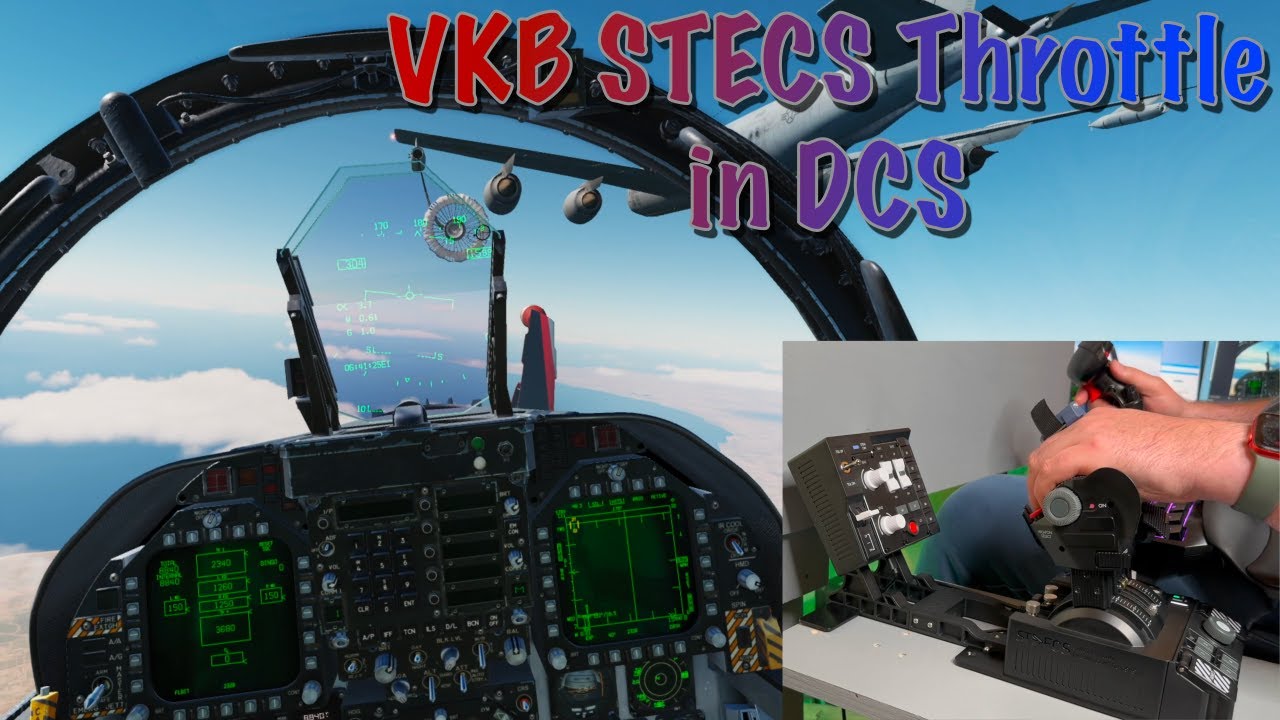 DCS VR | Использую мой новый STECS Max Throttle