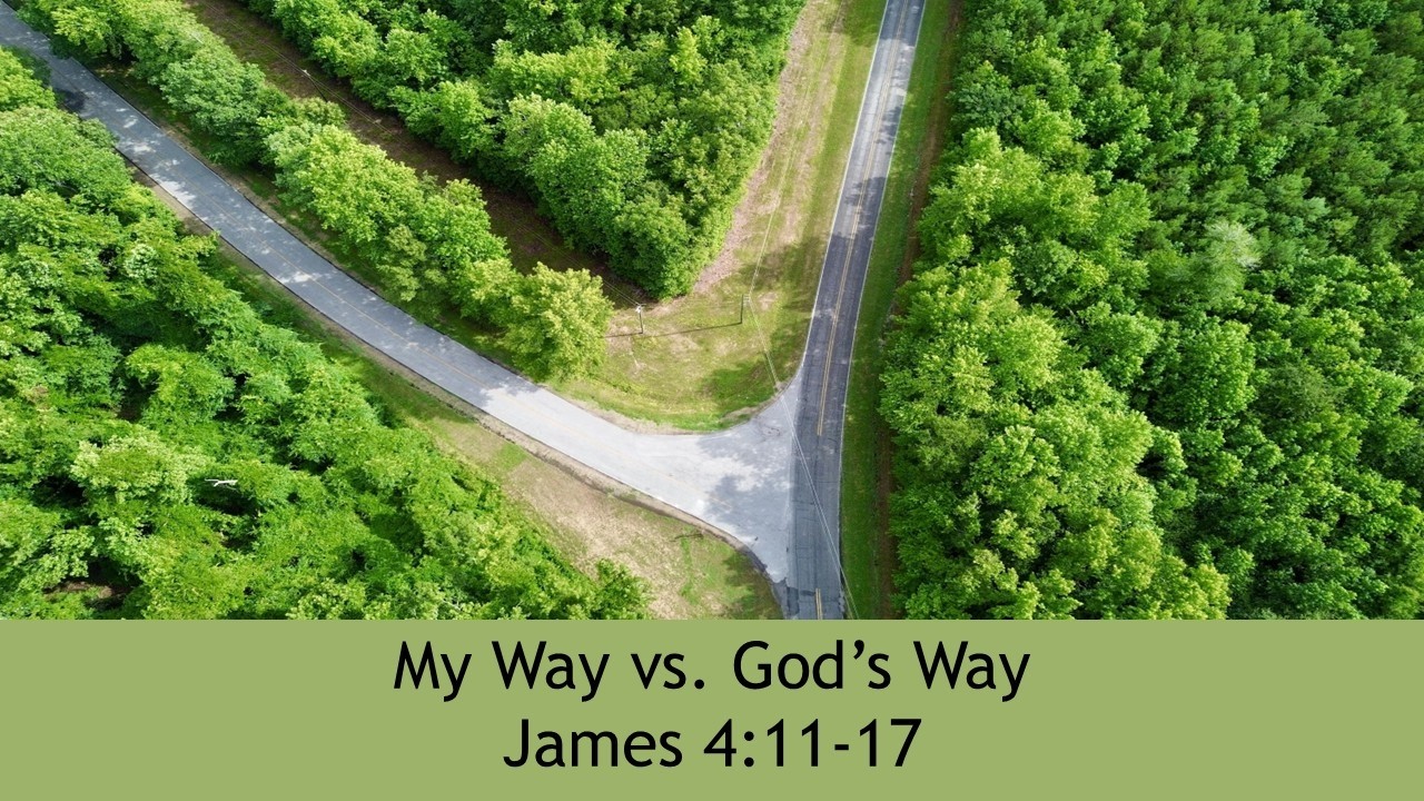 My Way vs. God's Way