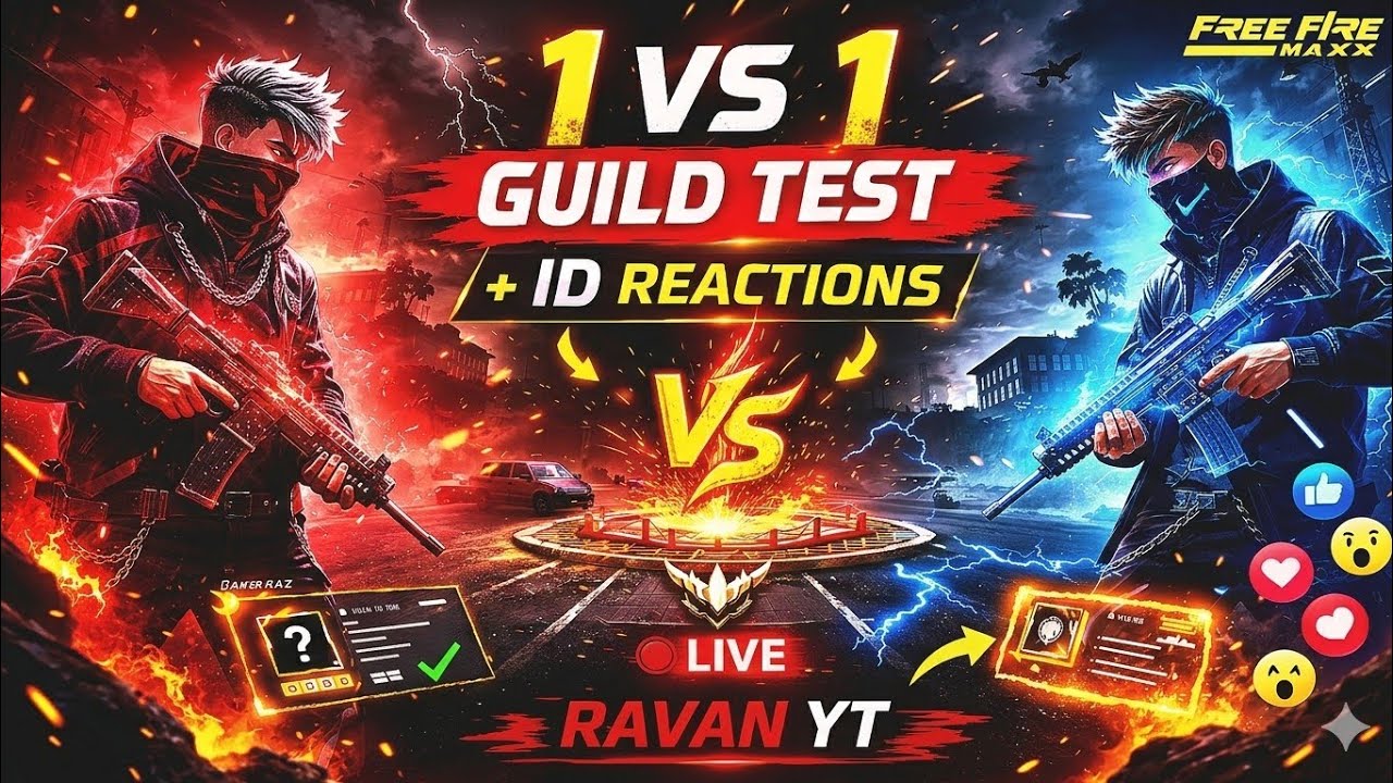 👑 Guild Test 1v1 Live Stream 🔥 Pro Player vs Subscribers 😱