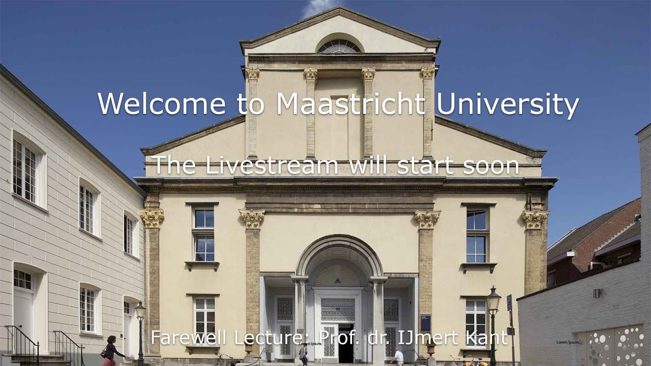 Farewell Lecture Prof. dr. IJmert Kant