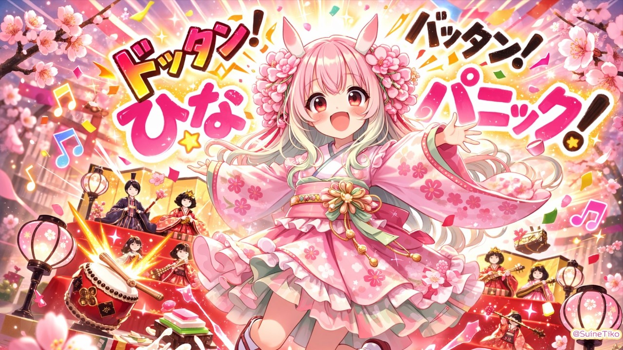 ドッタン！バッタン！ひなパニック！ / 翠音ちこ #ちこの音 #ai作曲