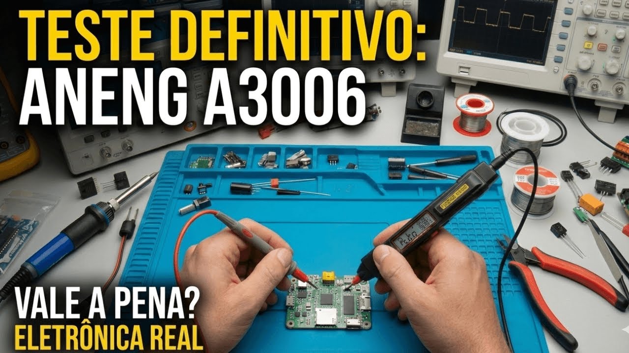 Multímetro Aneng A3006: Review Completo e Teste de Precisão [Eletrônica Real]