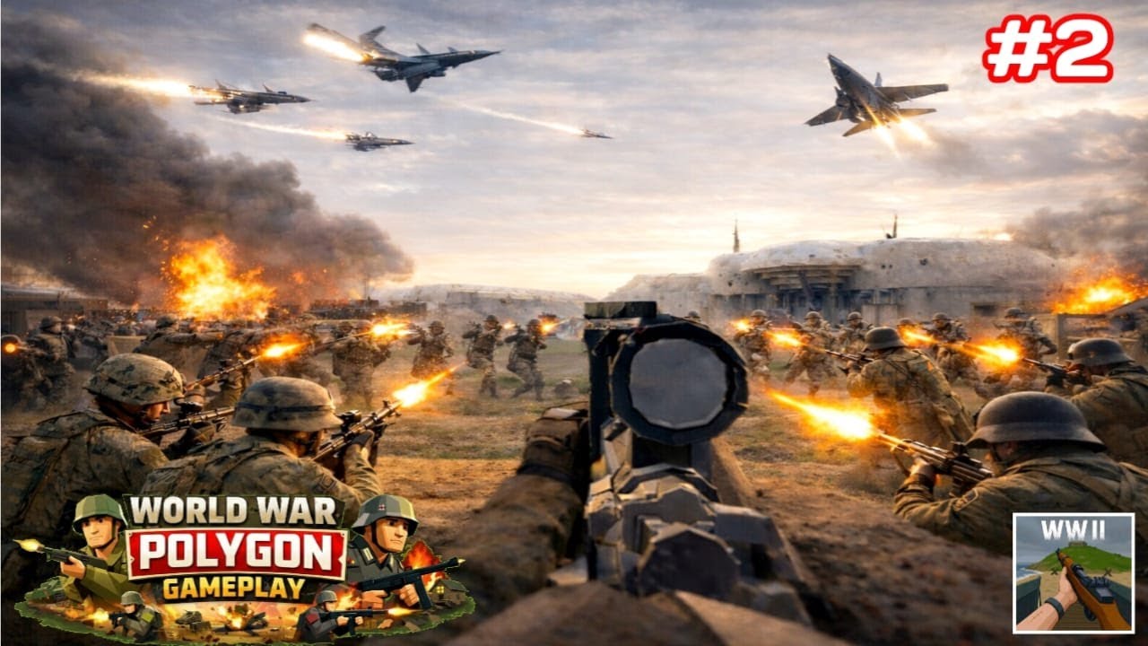 World War Polygon Episode 2: Tank Se Panga Full Action ⚔️ | JTH Gamerz