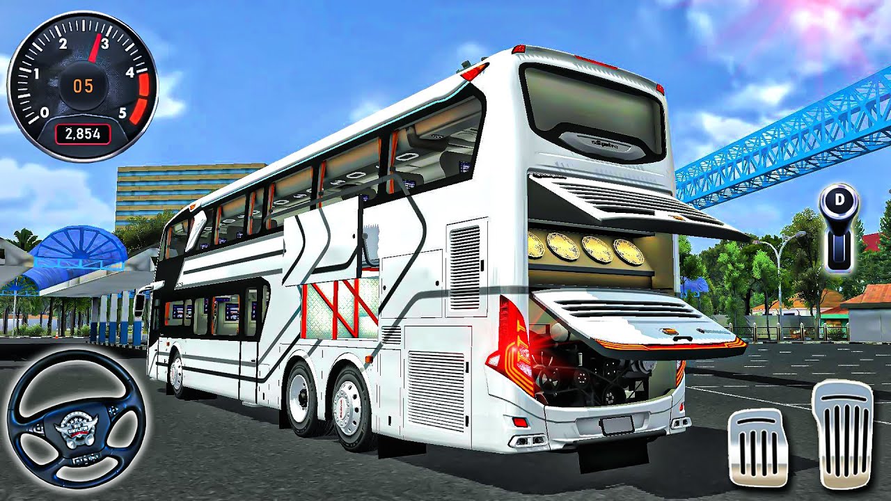 Bus Simulator Indonesia (Maleo) - BUSSID Coach Bus Driving: Jambi to Padang - Android GamePlay