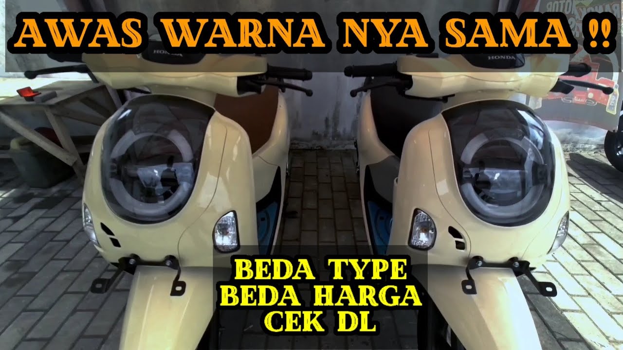WARNA SAMA TYPE BEDA, HONDA SCOOPY TERBARU 2025