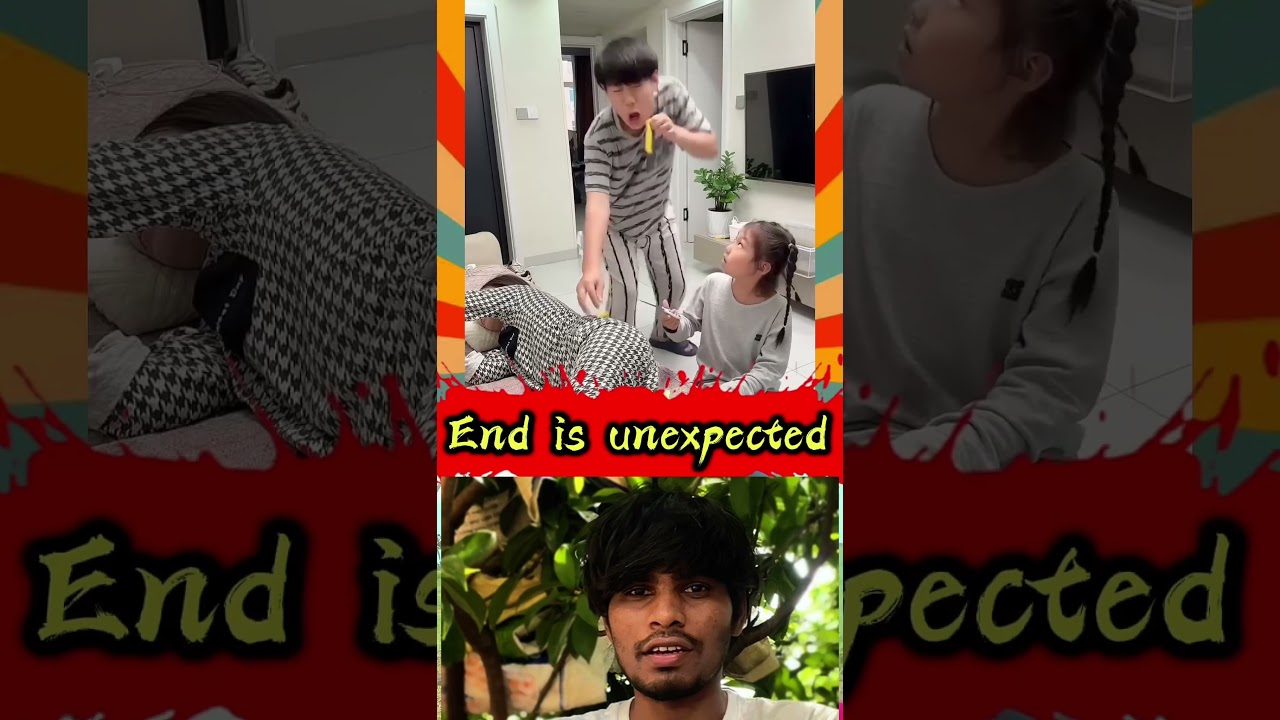 👉 End is unexpected in this video🤣💯 #shortvideos #funny #iamblank#reaction #viralvideos #comedy