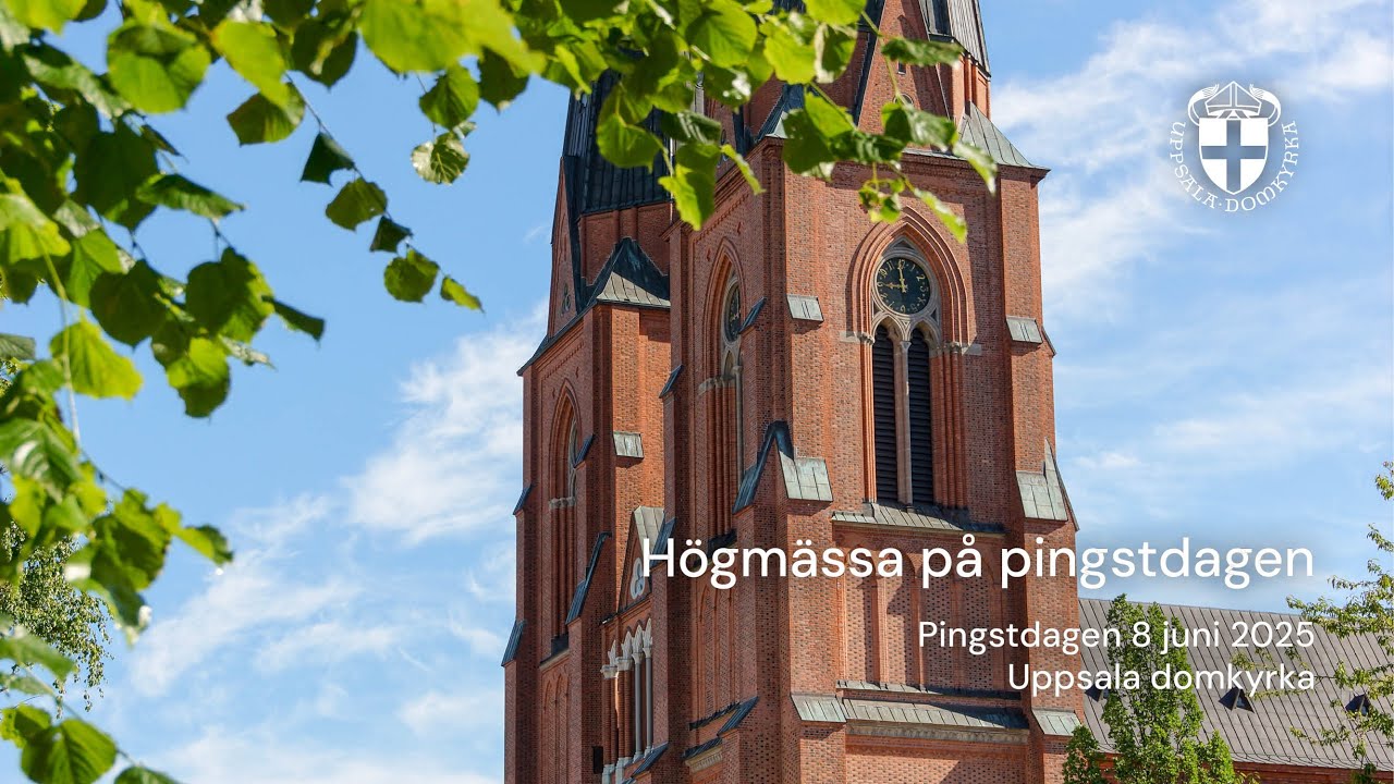 Direktsänd högmässa på pingstdagen
