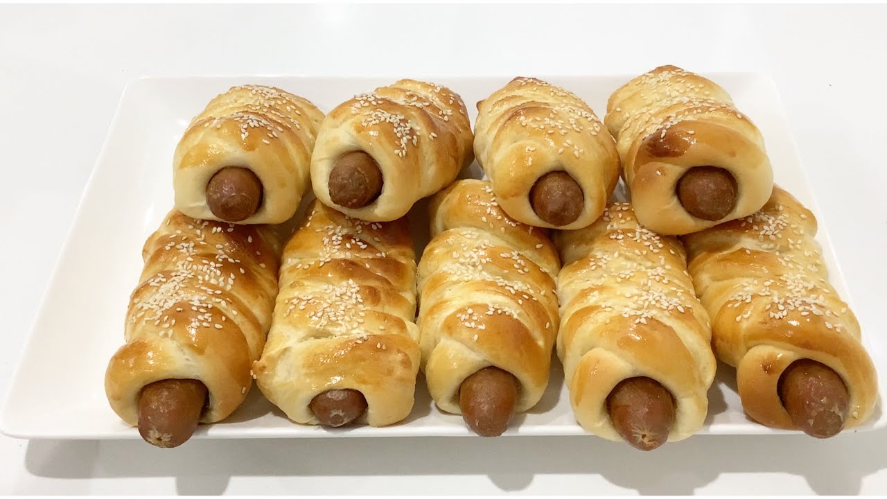Sausage Bread Rolls recipe l Easy bread snack l Super soft and delicious