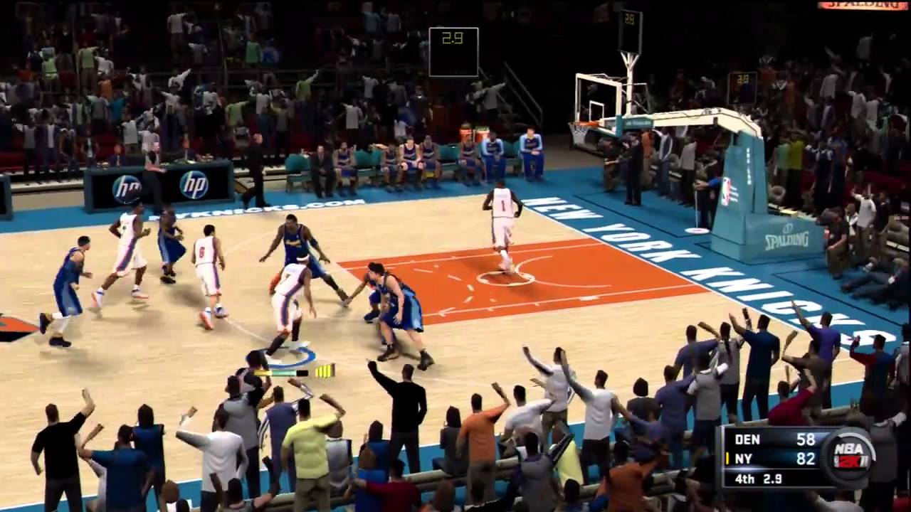NBA 2K11: The Knicks are Back! (Billups, Melo, Amare destroy Nuggets)